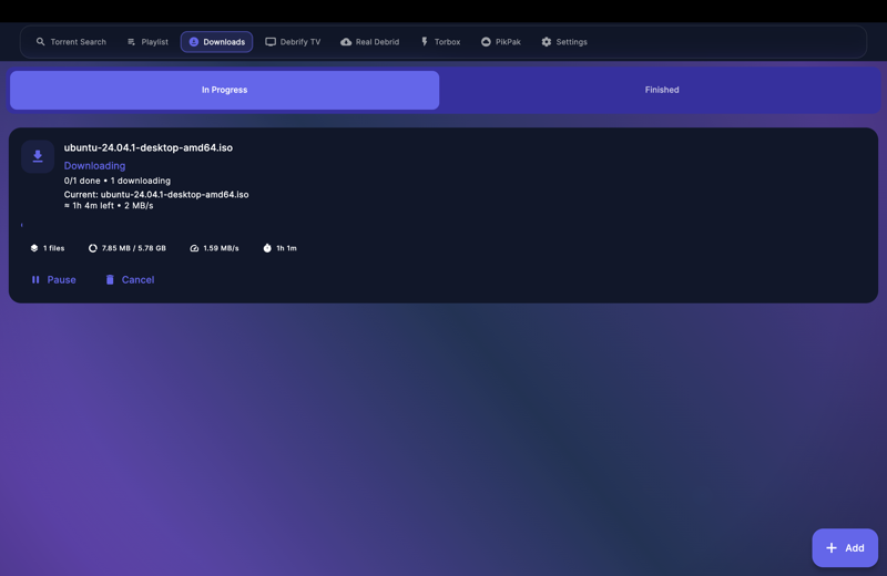 Download manager
