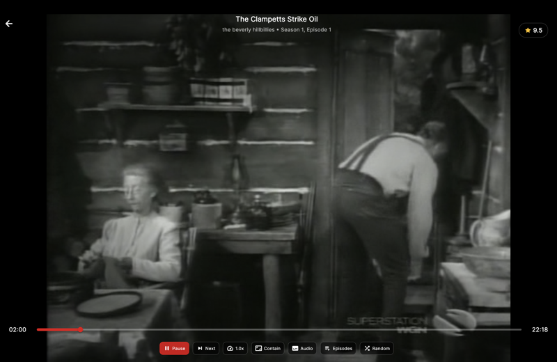 Built-in video player