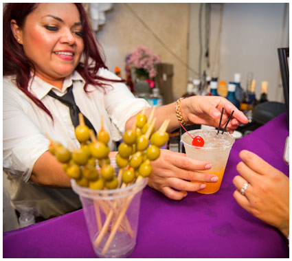 Maria's Mixers bartender